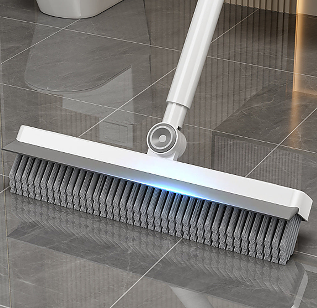 Sweepado™ Stand-Up Crevice Brush & Squeegee — No-Bend Cleaner for Tile Seams, Shower Tracks & Tight Corners